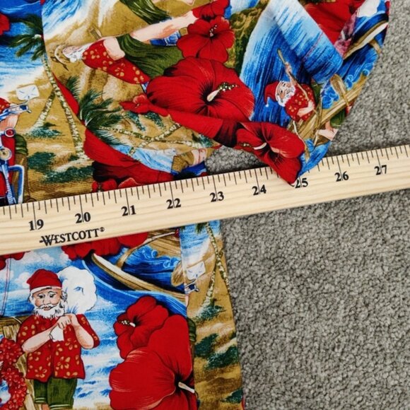 Kalaheo Men's Button Down Hawaiian Shirt Size Medium Christmas Tropical Holidays - Picture 8 of 10